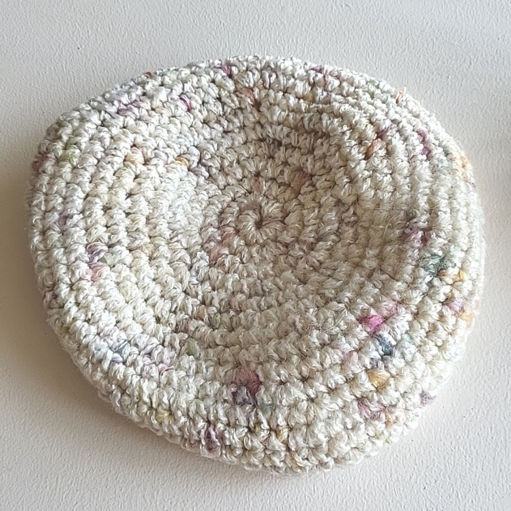 Handmade crocheted beret